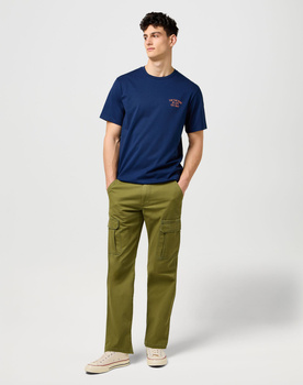 MESKIE SPODNIE WRANGLER REGULAR CARGO CAPULET OLIVE 112373197