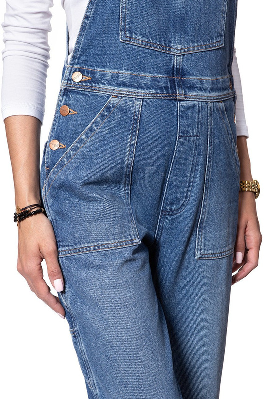 DAMSKIE OGRODNICZKI WRANGLER CARPENTER BIB ALL STAR BLUE W29RRI25U 112128591