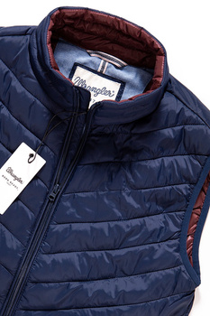 MĘSKI BEZRĘKAWNIK WRANGLER PUFFER VEST NAVY W4667X435