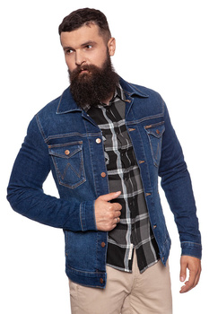 KURTKA JEANSOWA WRANGLER REGULAR JACKET SWING W443K3TK7 112128866