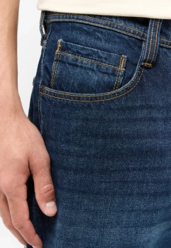 Męskie Spodnie Jeansowe MUSTANG Denver Tapered Denim Blue 1015511 5000 880
