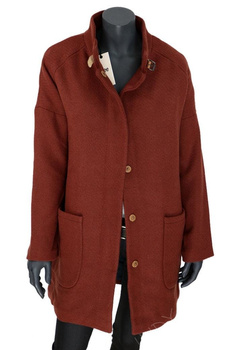 DAMSKI PŁASZCZ LEE WOOL COAT BURNT HENNA L56YVUMU      $    