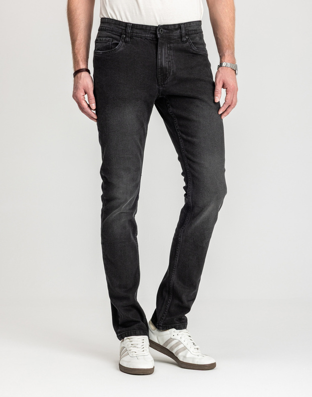 Męskie Spodnie Jeansowe Marcus Felix 2221 Jeans Black Night Wash 14-200311