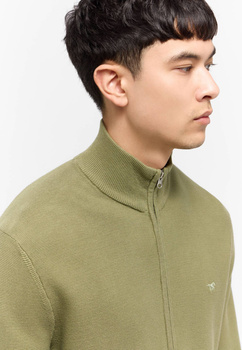 Sweter Męski Rozpinany Mustang Style Escondido Oil Green 1015476 6273 