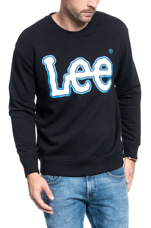 BLUZA LEE LOGO SWS BLACK L82VWO01 112122219