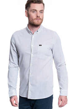 MĘSKA KOSZULA MATERIAŁOWA LEE SLIM BUTTON DOWN WHITE L66XNG12 112116763