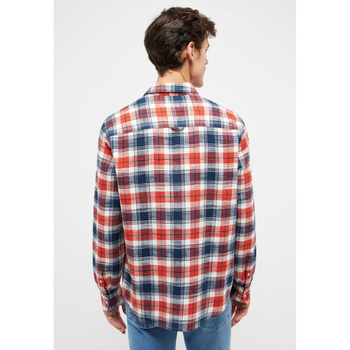 Męska Koszula Mustang Style Eastbridge Multicheck Red 1014768 12551
