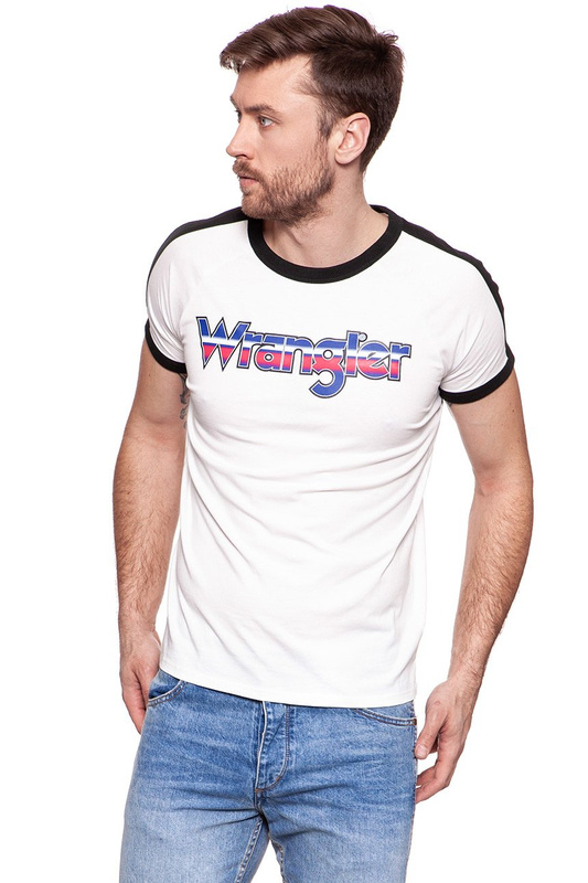 KOSZULKA WRANGLER RAGLAN TEE VAPOROUS GRAY W7B77FKWV 112131547
