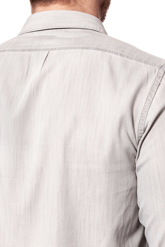 LEE BUTTON DOWN WATER GREY L880KEDA