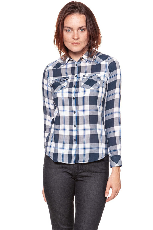 WRANGLER WESTERN SHIRT NAVY W512RLU35 112129268