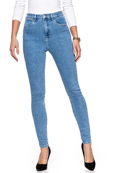 WRANGLER SUPER HIGH SKINNY STONEWASH W27WCZ96V