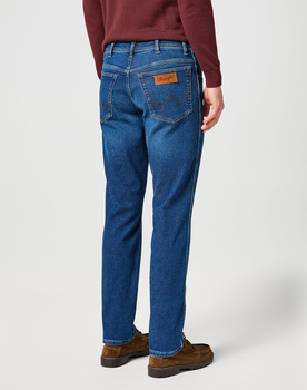WRANGLER MĘSKIE SPODNIE TEXAS SLIM DARK TRAILS Dark Trails 112358220 W12S008815