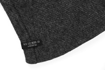 LEE OVERSIZED BEANIE DARK GREY MELE LW104806