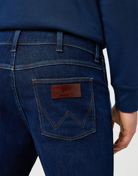 MESKIE SPODNIE WRANGLER LARSTON DARK WASH 112373151
