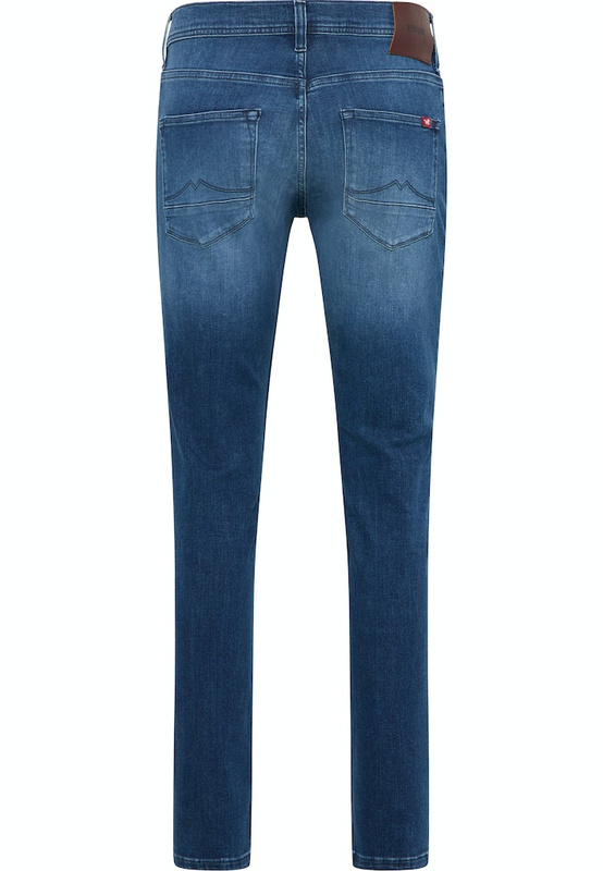 Męskie Spodnie Jeansowe Mustang Style Vegas Slim Denim Blue 1014857 5000 883