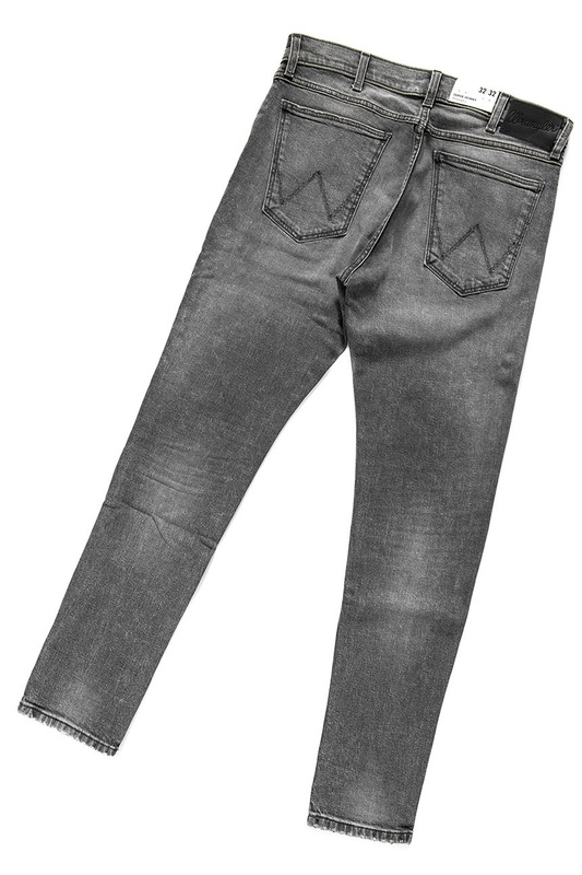 SPODNIE MĘSKIE WRANGLER STRANGLER GRUNGE GREY W16TRA193 112127342