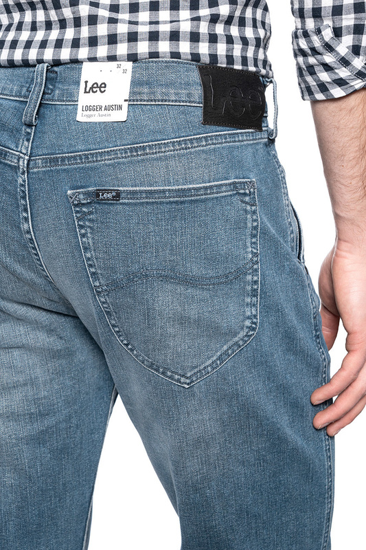 LEE LOGGER AUSTIN MĘSKIE SPODNIE JEANSOWE REGULAR TAPERED L70MPTCO 112118678