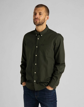 LEE BUTTON DOWN MĘSKA KOSZULA SERPICO GREEN L880JKOJ 112123177