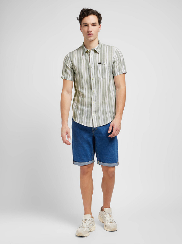 LEE MĘSKA KOSZULA LEE SS LEESURE SHIRT SUMMIT 112351147
