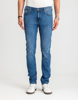 Męskie Spodnie Jeansowe Mustang Style Vegas Denim Blue 1017120 5000 623