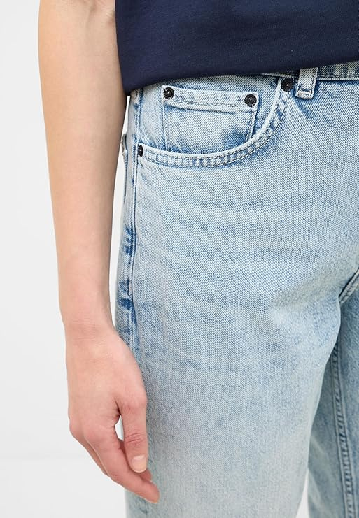 Damskie Spodnie jeansowe Mustang Style Brooks Straight Denim Blue 1016550 5000 315