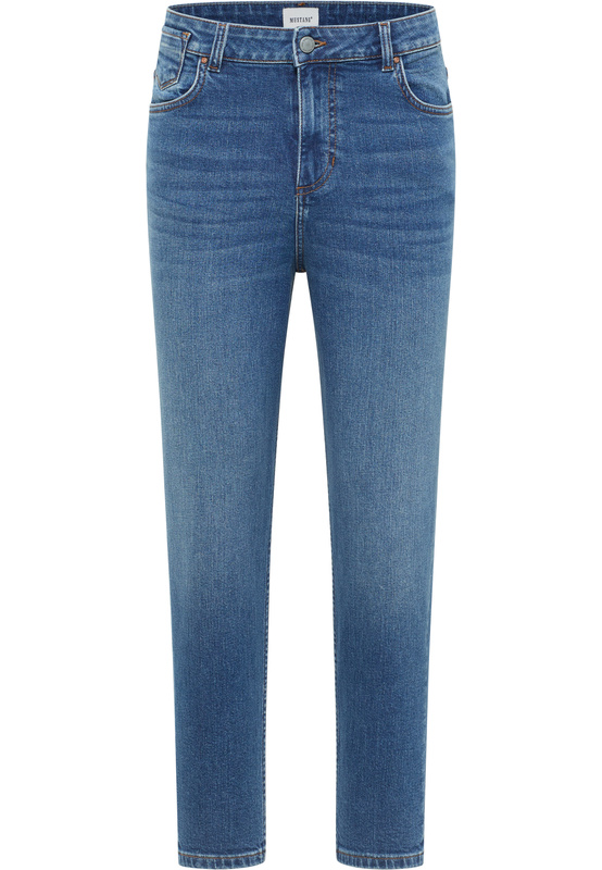 Damskie Spodnie Jeansowe Mustang Style Charlotte Tapered Denim Blue 1016916 5000 681
