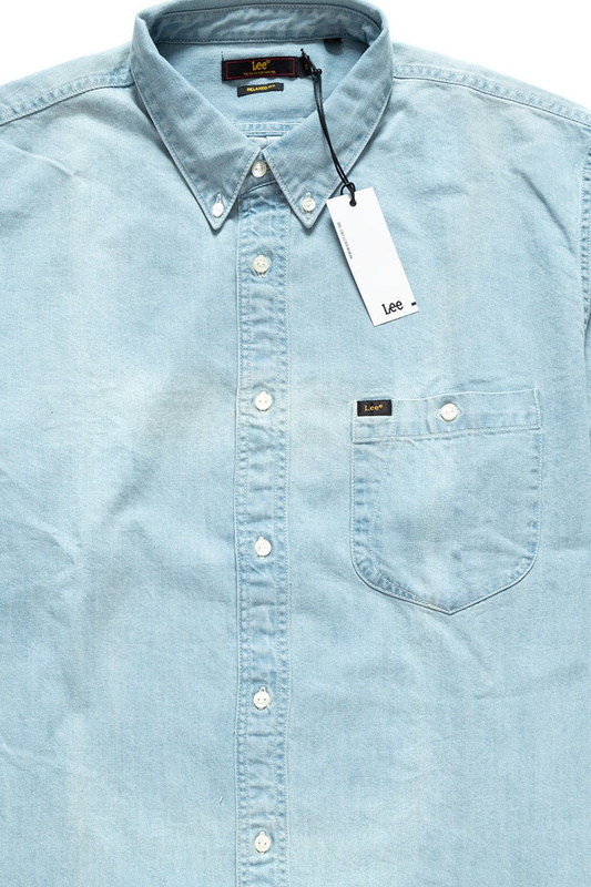 LEE RIVETED SHIRT HEATHER BLUE L66IPLLI 112116452