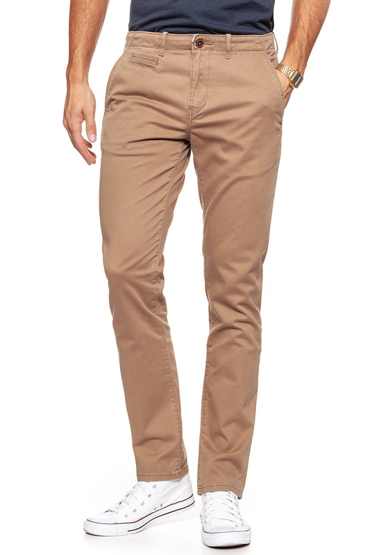 WRANGLER SPODNIE MĘSKIE CHINO TOBACCO BROWN W14LCF81A      $    
