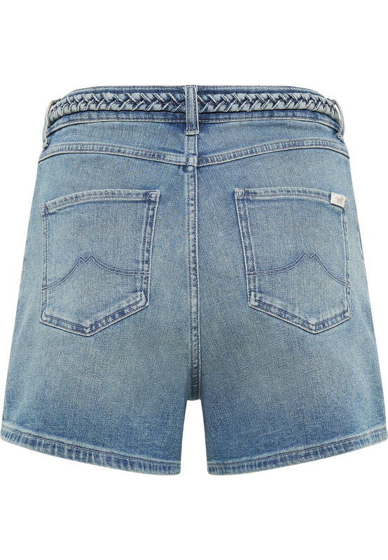 Damskie Szorty Mustang Style Purley Shorts Denim Blue 1016560 5000 332