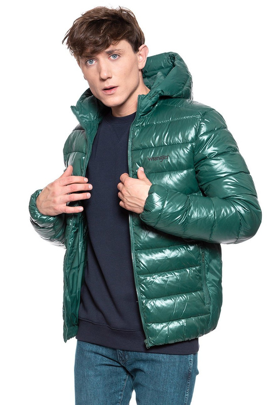 KURTKA ZIMOWA WRANGLER PUFFER JACKET PINE W4A0XTG01 112129061