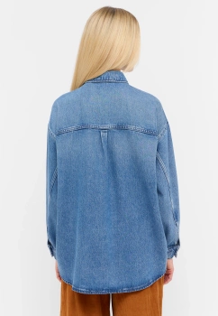 Damska Koszula Mustang Style Avilla Shirt Denim Blue 1015592 5000 401