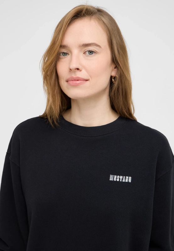 Damska bluza nierozpinana Mustang Style Aberdeen Black Beauty 1016768 4185