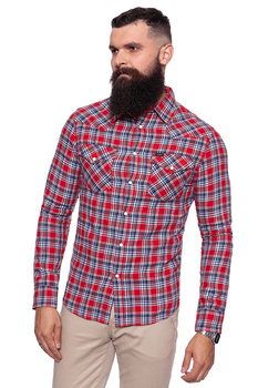LEE WESTERN SHIRT VIBRANT RED L643IASK