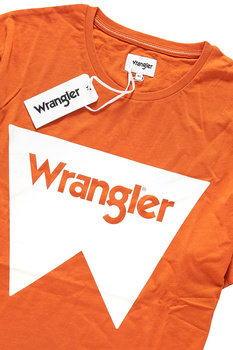 KOSZULKA WRANGLER FESTIVAL TEE SQUASH ORANGE W7C24FQXG 112131661
