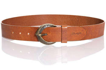 WRANGLER WIDE BELT COGNAC W0A81U181