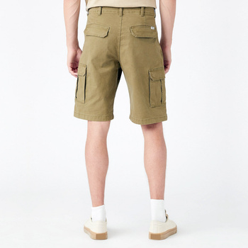 WRANGLER CASEY CARGO SHORTS MĘSKIE SZORTY KRÓTKIE SPODENKI BOJÓWKI LOGO LONE TREE GREEN W1C3CGG38 112145888