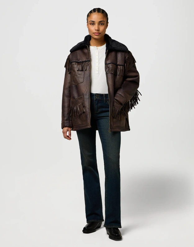 DAMSKIE SPODNIE WRANGLER LOW RISE BOLD BOOT PIONEER TOWN 112371208