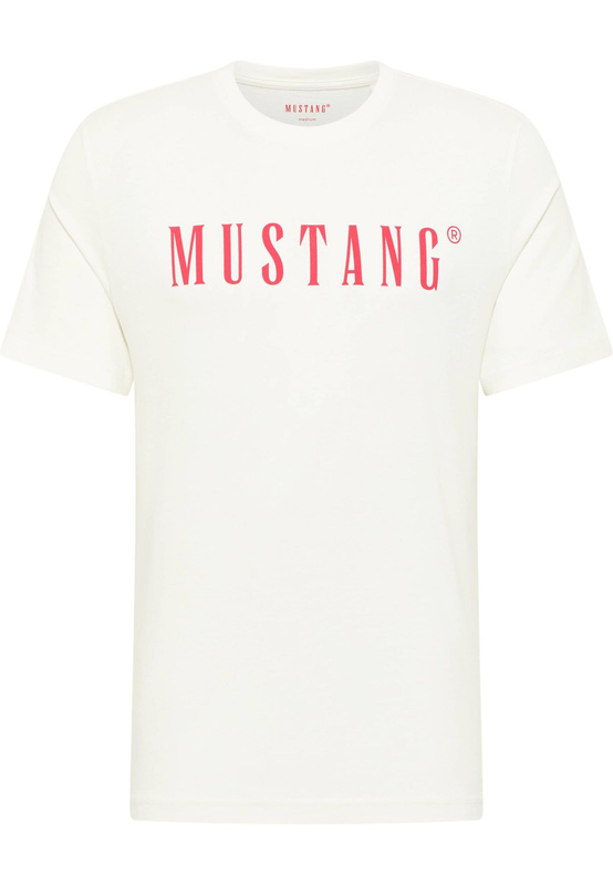 Męski T-Shirt Koszulka MUSTANG Style Austin Cannoli Cream 1014695 2084