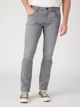 WRANGLER GREENSBORO MĘSKIE SPODNIE JEANSOWE JEANSY LIGHT ASHES W15QBY42F 112329010