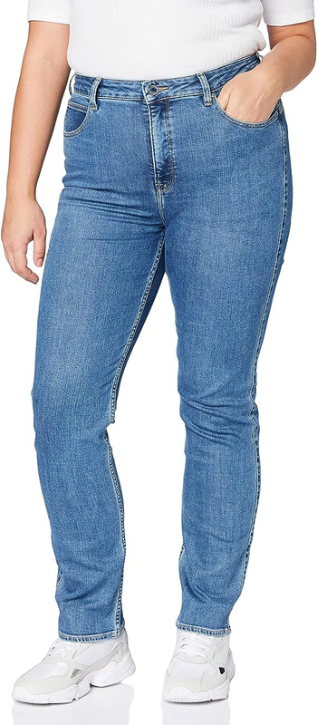 LEE CLASSIC STRAIGHT PLUS DAMSKIE SPODNIE JEANSOWE JEANSY MID QUARTZ 34 L32JSZRC 112107655