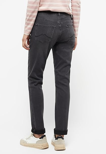 Damskie Spodnie Jeansowe Mustang Style Rebecca Slim Denim Black 1014713 4000 882