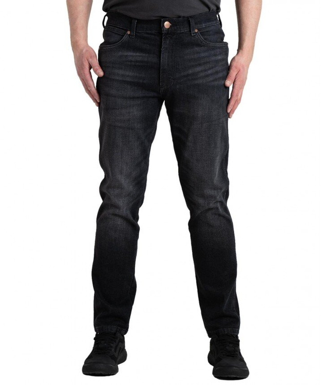 WRANGLER LARSTON MĘSKIE SPODNIE JEANSOWE JEANSY FADED BLACK W18SEHXV6 112337510