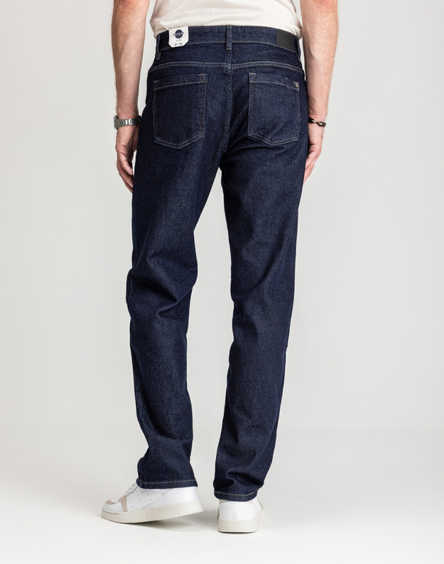 Męskie Spodnie Jeansowe Marcus Jason 2240 Jeans Rough Dry Blue 14-200318