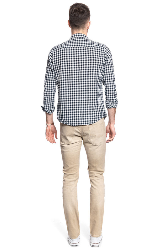 LEE LUKE MĘSKIE SPODNIE JEANSOWE FADED BEIGE L719NRUX 112119248