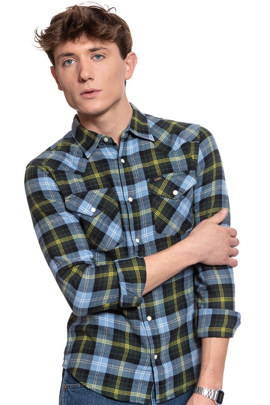 KOSZULA LEE WESTERN SHIRT MIDNIGHT NAVY L643OBMA 112115409