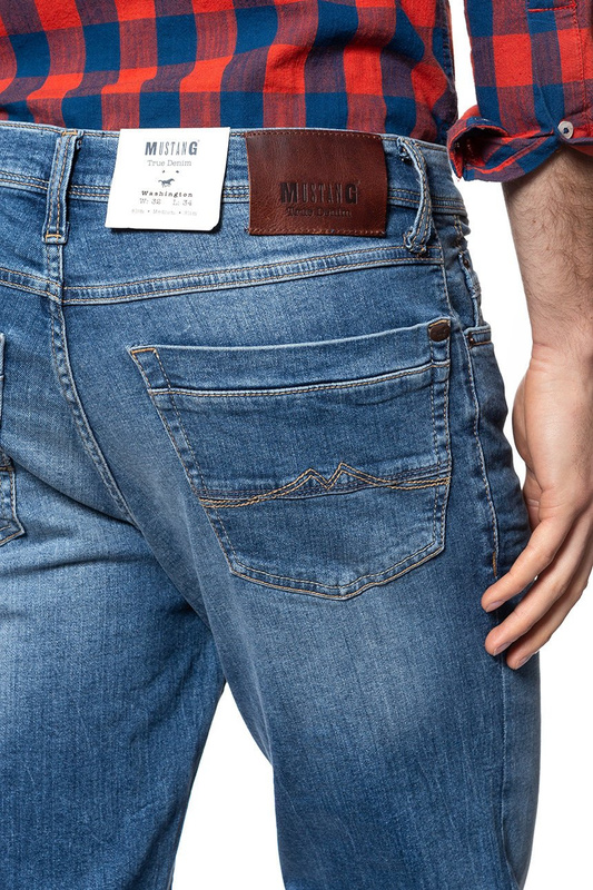 SPODNIE MĘSKIE MUSTANG Washington DENIM BLUE 1009083 5000 411