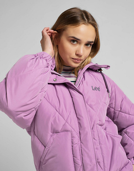 LEE SHORT PUFFER DAMSKA KURTKA PUCHOWA LOGO PANSY L55LEV63 112320687