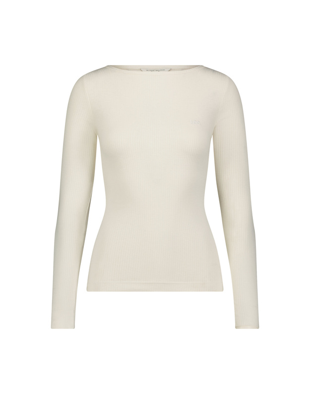 DAMSKA KOSZULKA LEE LS BOAT NECK TEE ECRU 112355203