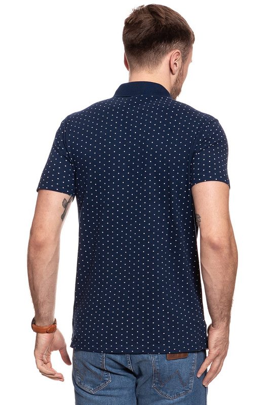 LEE POLKADOT POLO DEEP INDIGO L60UPZPS