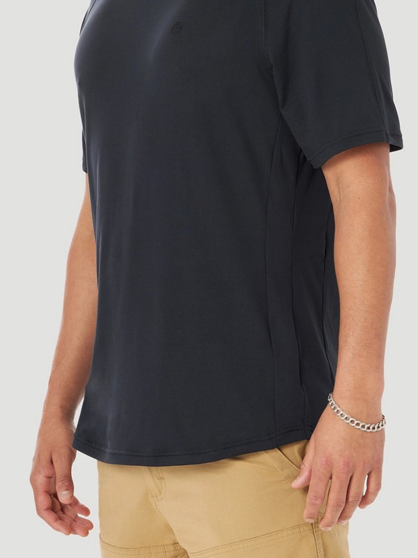 WRANGLER ATG SS PERFORMANCE TEE MĘSKI T-SHIRT KOSZULKA LOGO JET BLACK WA7BDUX6B 112132597